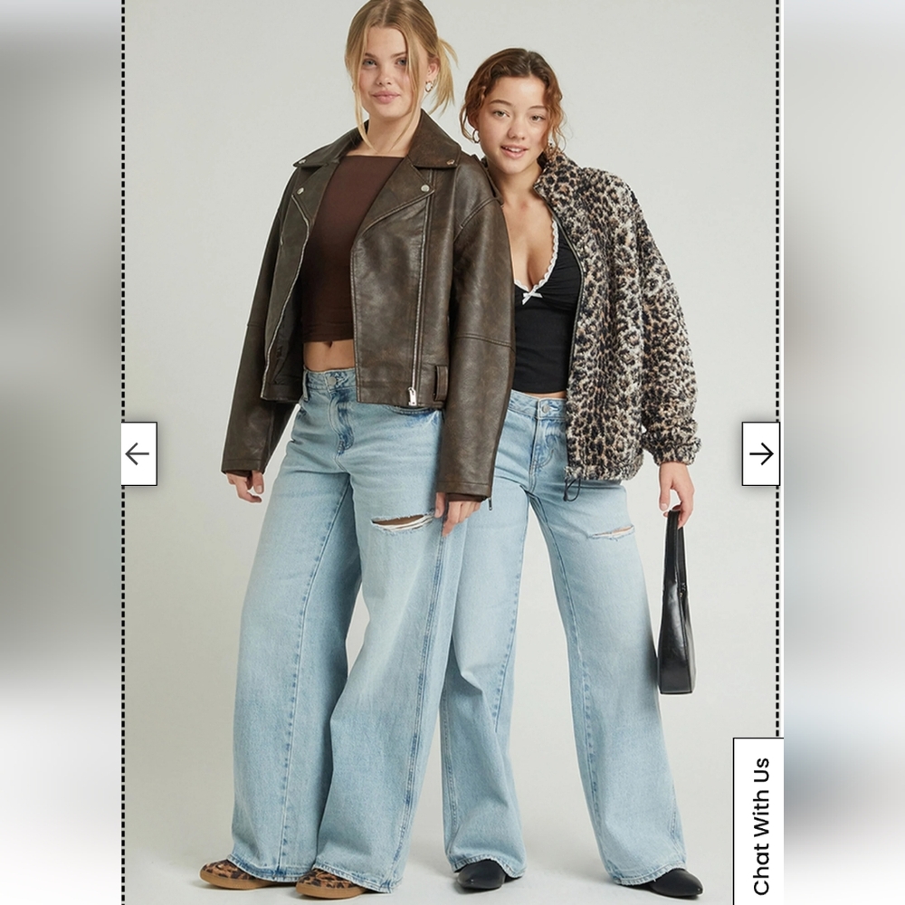 Pacsun Casey Low Rise Baggy 29 Ultra Flattering Fit! Cutest Baggy Jeans! - Picture 3 of 11